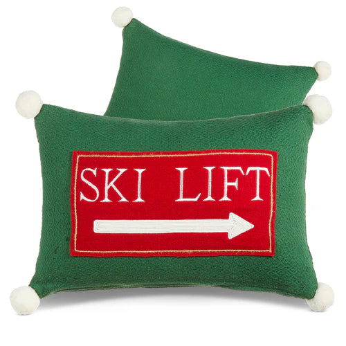 Ski Lift Lumbar Pillow