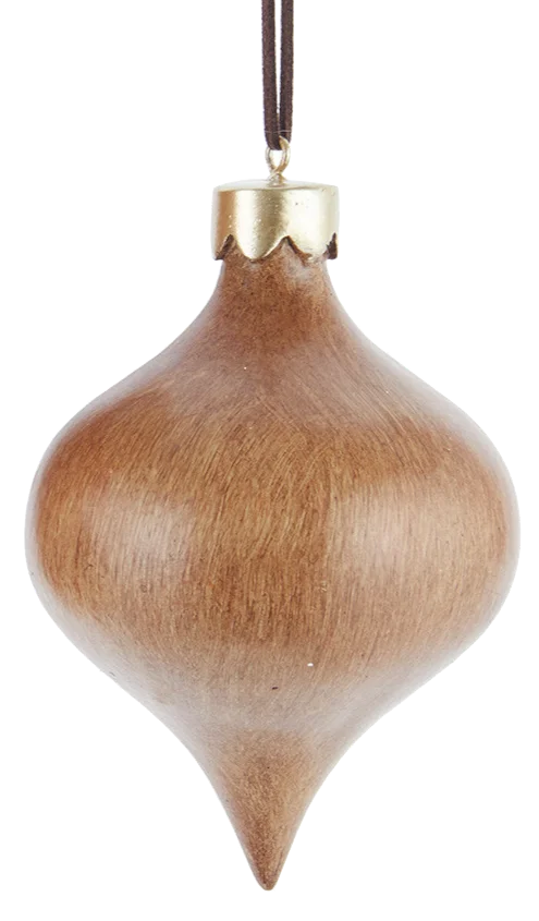 Modern Faux Wood Ornament