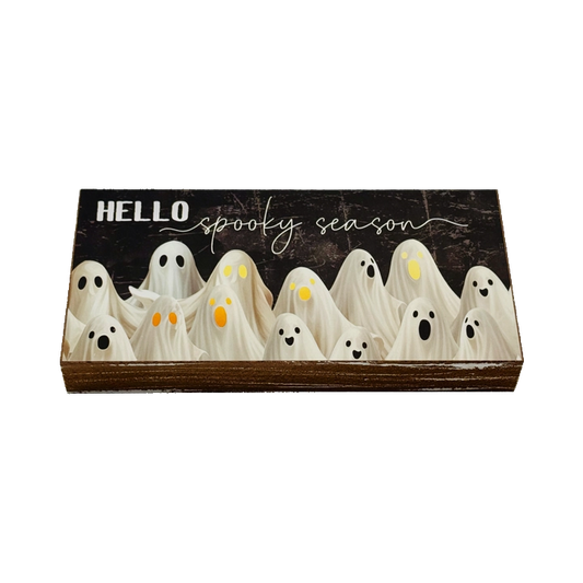 Halloween Wood Block Sitter