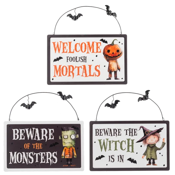 Halloween Message Door Hanger