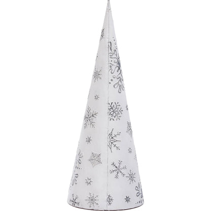 Snowflake Cone Tree Sitters (Set of 2)