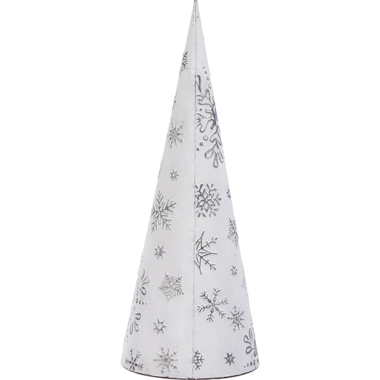 Snowflake Cone Tree Sitters (Set of 2)