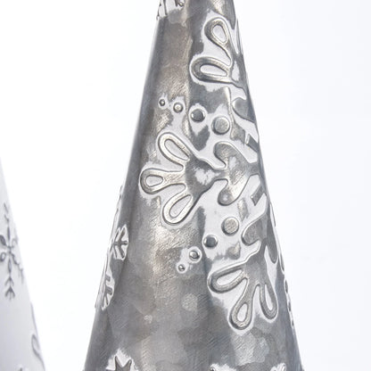 Snowflake Cone Tree Sitters (Set of 2)