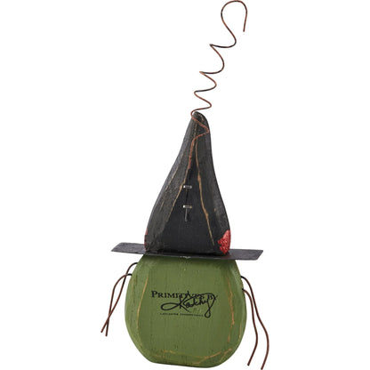Spooky Primitive Wood Ornaments (Set of 5)