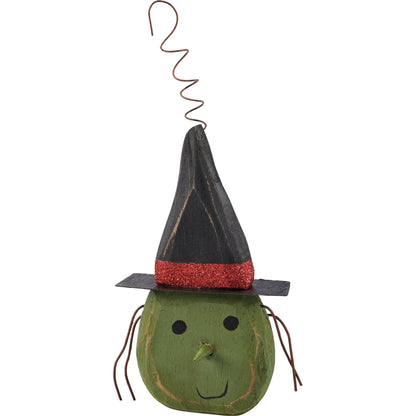 Spooky Primitive Wood Ornaments (Set of 5)