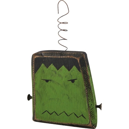 Spooky Primitive Wood Ornaments (Set of 5)