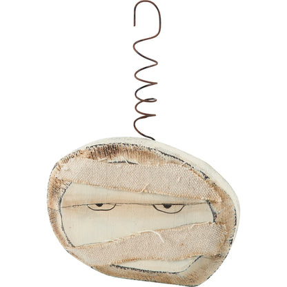 Spooky Primitive Wood Ornaments (Set of 5)