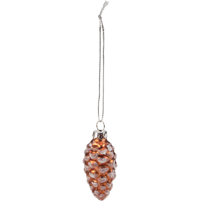 Pinecone Glass Ornaments (Set or 6)