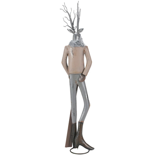 Gentleman Metal Reindeer Skier