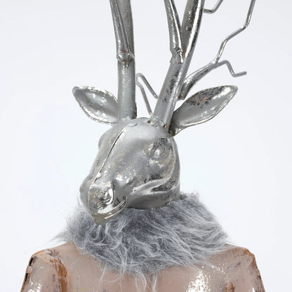 Gentleman Metal Reindeer Skier