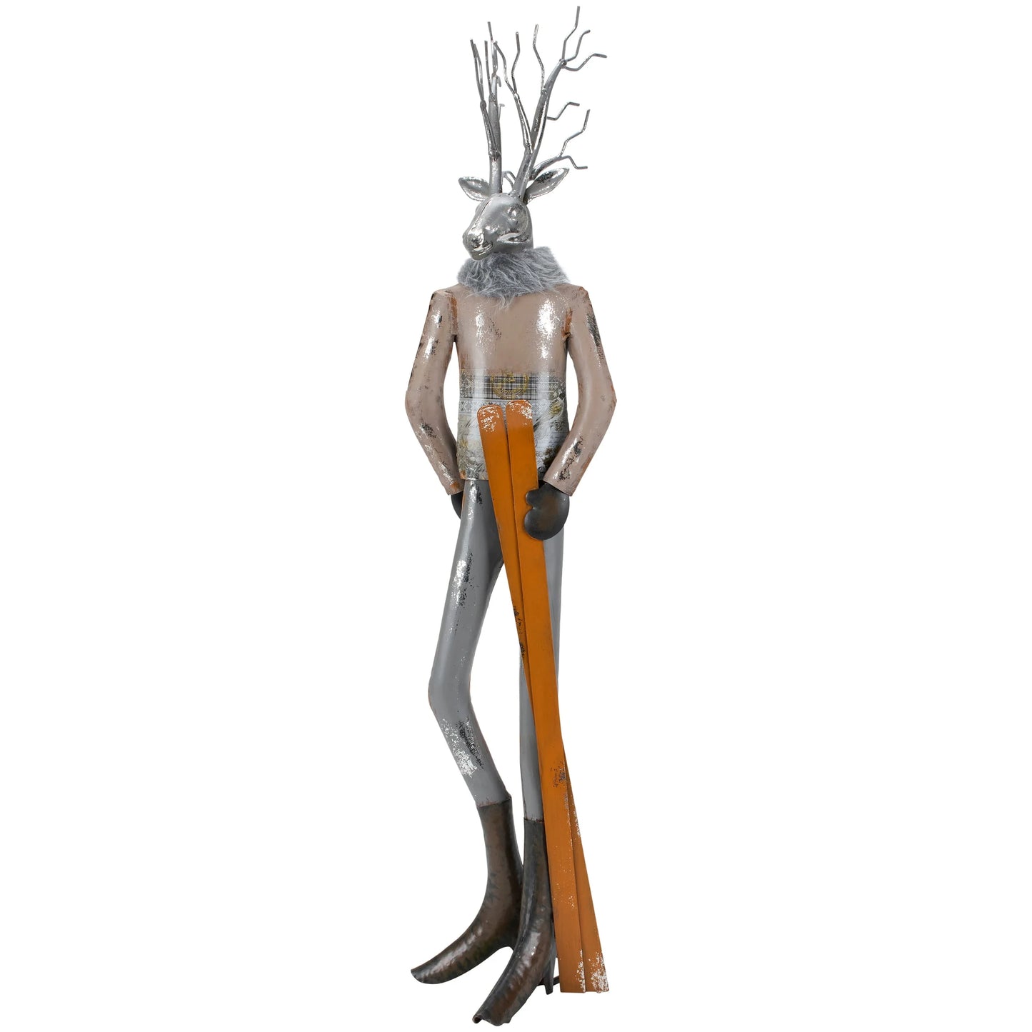 Gentleman Metal Reindeer Skier