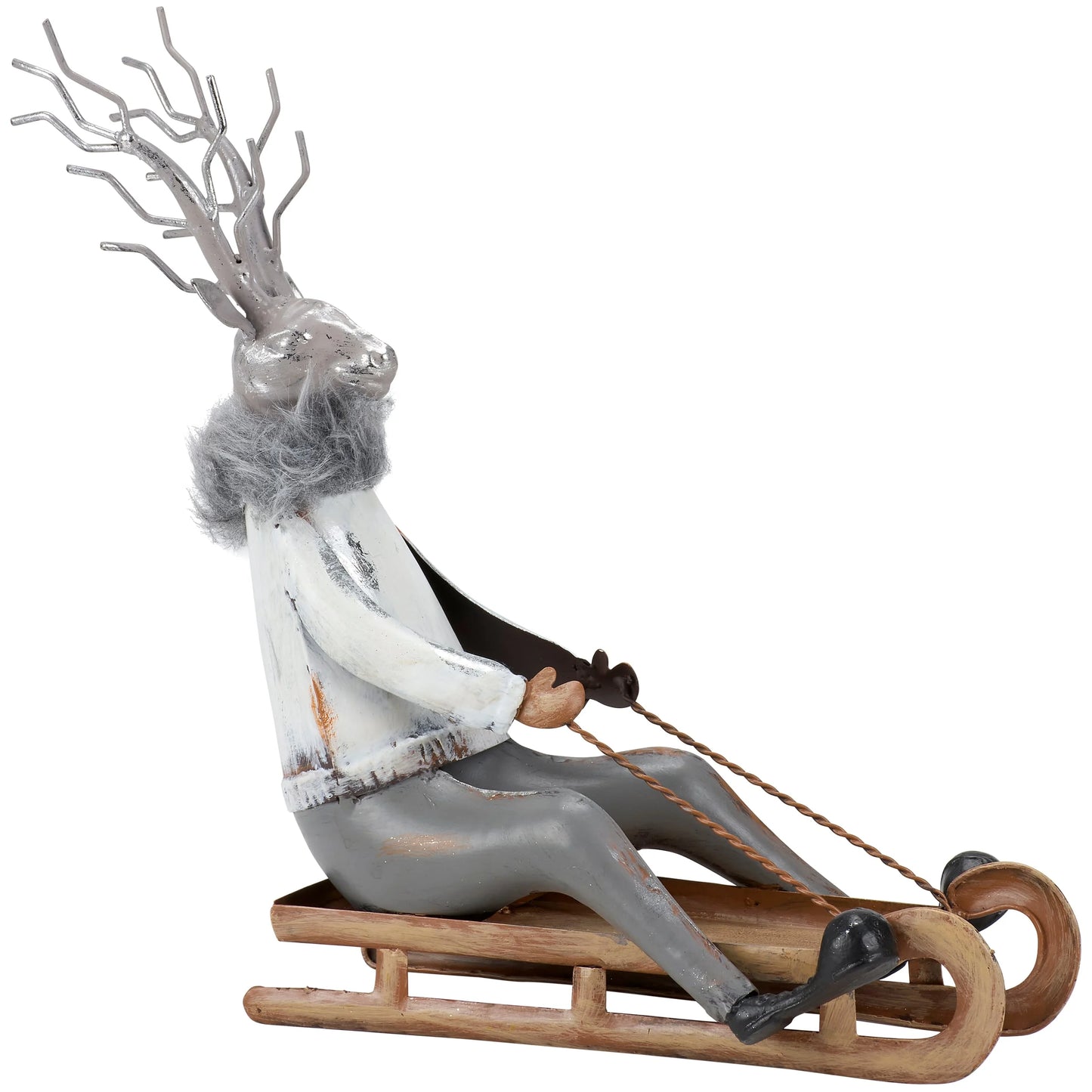 Child Metal Reindeer Sledder
