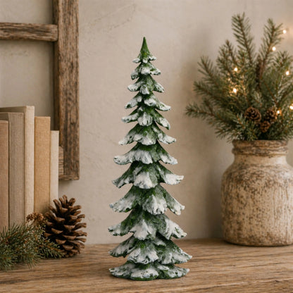 Resin Snowy Tree