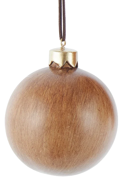 Modern Faux Wood Ornament