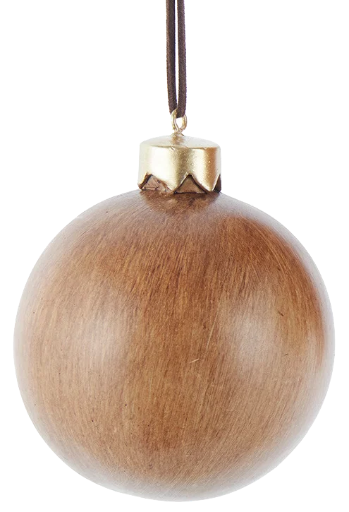 Modern Faux Wood Ornament
