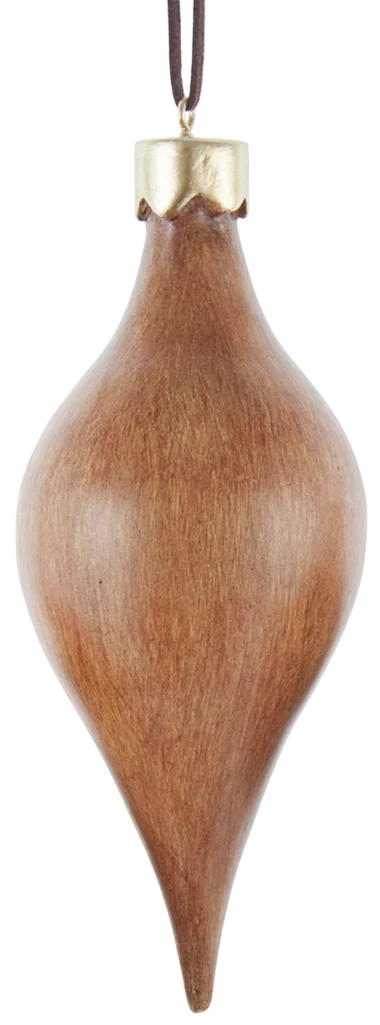 Modern Faux Wood Ornament