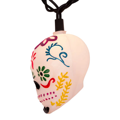 Day Of The Dead Sugar Skull Light Set