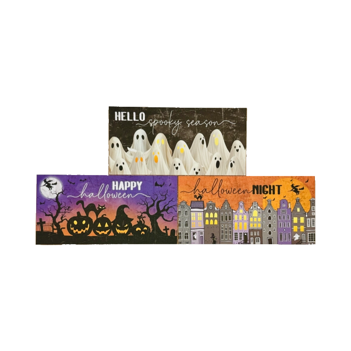 Halloween Wood Block Sitter
