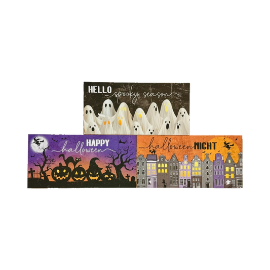 Halloween Wood Block Sitter