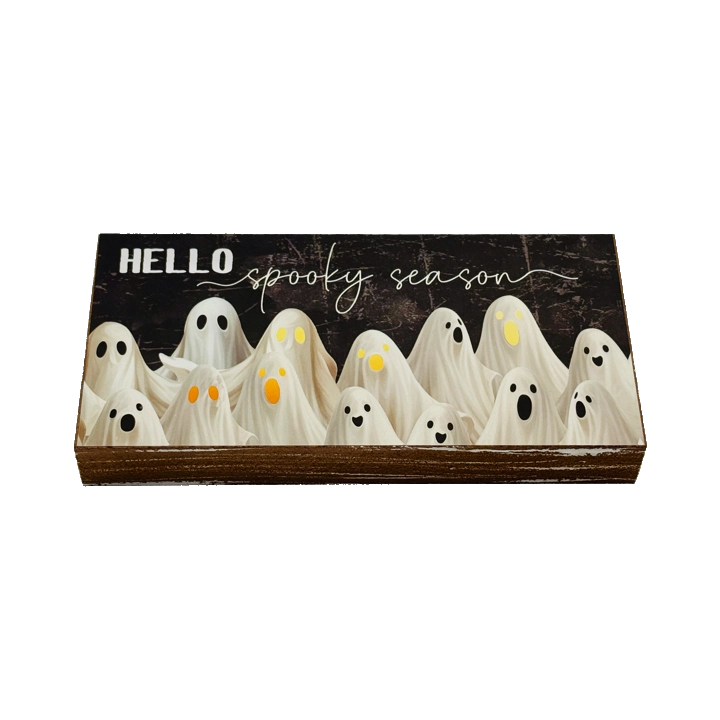 Halloween Wood Block Sitter