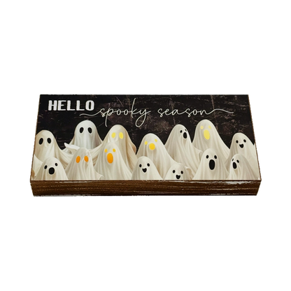 Halloween Wood Block Sitter
