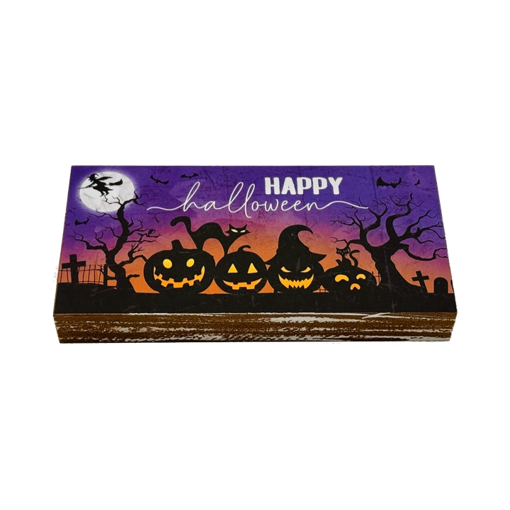 Halloween Wood Block Sitter