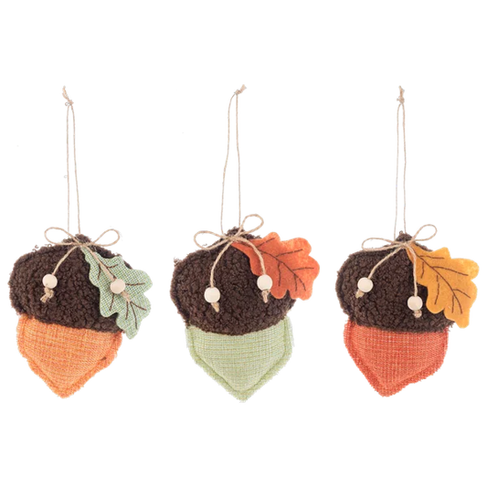 Acorn Fabric Ornament
