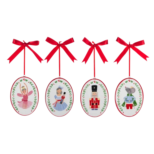 Nutcracker Fantasy Ceramic Ornament