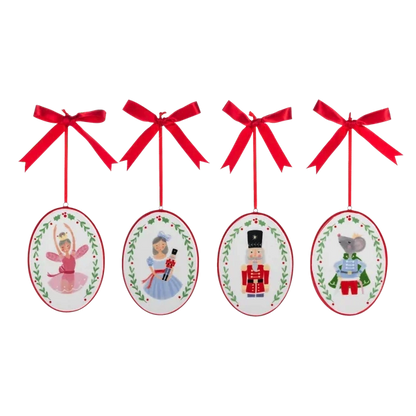 Nutcracker Fantasy Ceramic Ornament