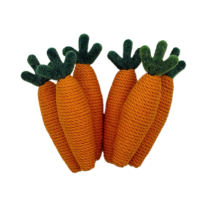 Cord-Wrapped Small Carrots (Set of 6)