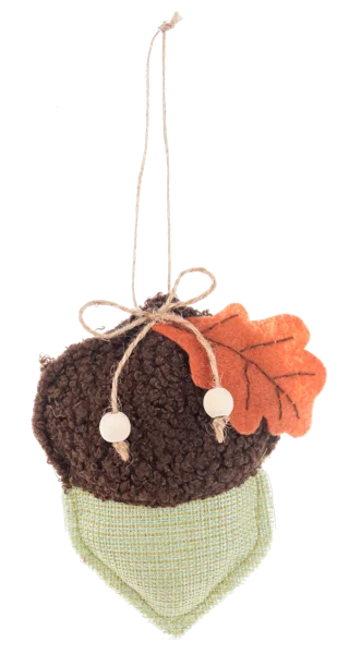 Acorn Fabric Ornament