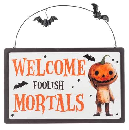 Halloween Message Door Hanger