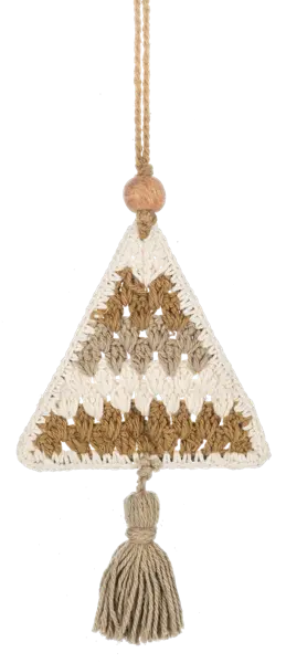 Crochet Tree with Tassel Ornament
