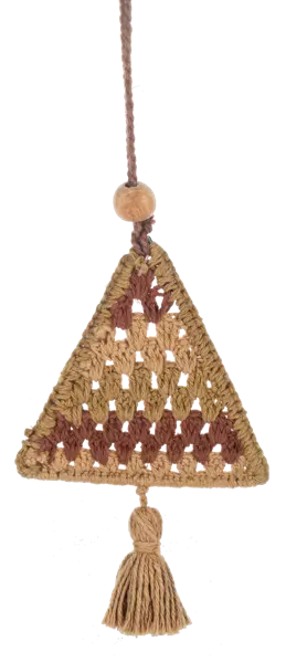 Crochet Tree with Tassel Ornament