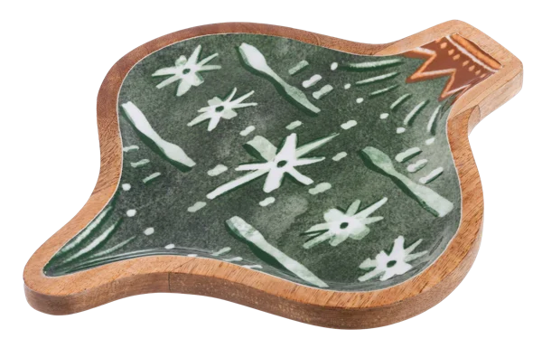 Nested Wood Ornament Trays (2 Piece Set)