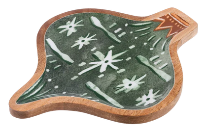 Nested Wood Ornament Trays (2 Piece Set)