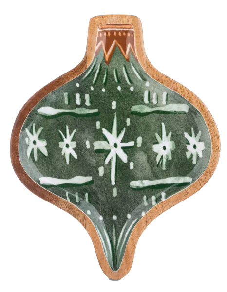 Nested Wood Ornament Trays (2 Piece Set)