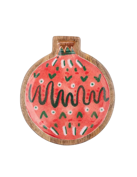Nested Wood Ornament Trays (2 Piece Set)