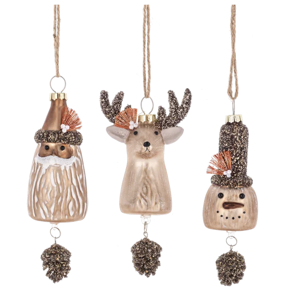 Holiday Icon Glass Ornament