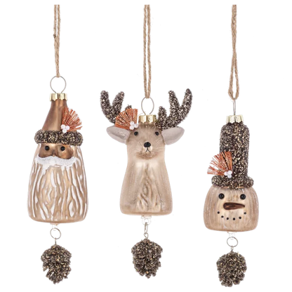 Holiday Icon Glass Ornament