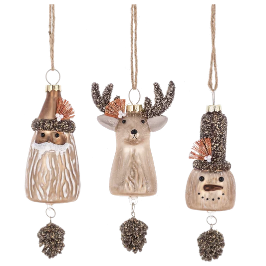 Holiday Icon Glass Ornament