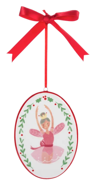 Nutcracker Fantasy Ceramic Ornament