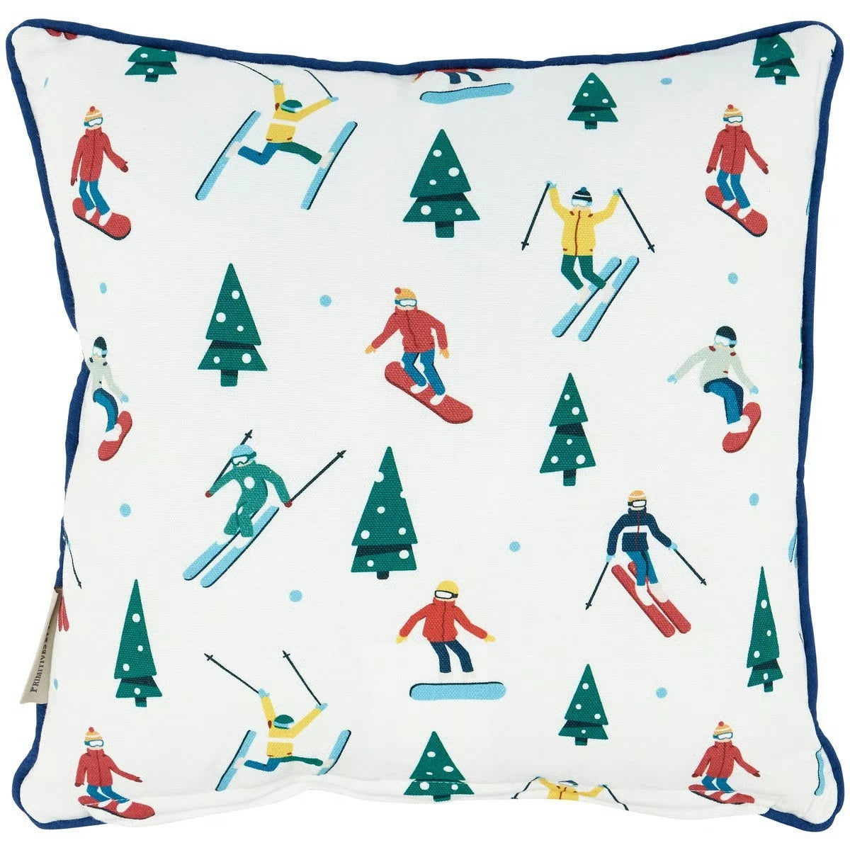 “Life is better on the slopes” Throw Pillow